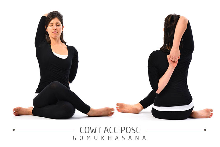 Gomukhasana (Cow’s Face pose)