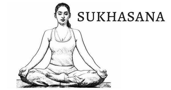 how to do sukhasana